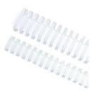 Wire-o Garra Duplo Anel 3/4 p/ 140 Fls Carta 2x1 Branco 50