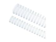 Wire-o Garra Duplo Anel 3/4" para 140 fls A4 2x1 Branco 50 und Wire-o Garra Duplo Anel 3/4" para 140 fls A4 2x1 Branco 50 und