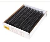 Wire-o Para Encadernação 2x1 A4 Preto 5/8 Para 120 Fls 25un Wire-o Para Encadernação 2x1 A4 Preto 5/8 Para 120 Fls 25un