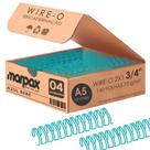 Wire-o para Encadernação 2X1 A5 Azul Bebê 3/4140fls 04un