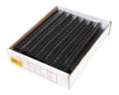 Wire-o para Encadernação 3x1 A4 Preto 1/4 para 25 fls 100un