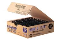 Wire-o para encadernação A5 1 1/8 2x1 para 250fls preto 12un Wire-o para encadernação A5 1 1/8 2x1 para 250fls preto 12un