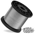 Wire Rope Discount Parts Direct 1/16" 100 m de aço inoxidável 368 libras Wire Rope Discount Parts Direct 1/16" 100 m de aço inoxidável 368 libras
