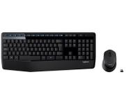 Wireles Combo Logitech Teclado + Mouse sem Fio MK345 USB Preto