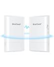 Wireless Bridge BrosTrend 5 GHz 867 Mbps 1 km WiFi Bridge, pacote com 2