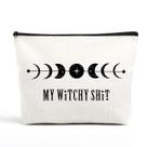 Witchy Gifts Witch Stuff Witchy Maquiagem Bolsa de bruxaria Bolsa de bruxaria Meditação Presentes de aniversário de Halloween para mulheres amantes de bruxaria e suas amigas Cartas de tarô para iniciantes Coven Sistery Witchy SHT