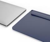 WIWU Bolsa/Capa Magnética p/MacBook Air 15.3" (M2) Azul, Acabamento Tipo Couro, Proteção Anti-Impacto, Forro Macio Ant