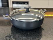 Wok 30 Frigideira Grande Paella Caçarola Teflon Antiaderente