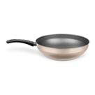Wok Antiaderente 28 Cm Champagne Flora Mta 3020