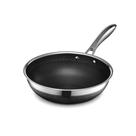 Wok Antiaderente HexClad 25cm com Alça Stay-Cool