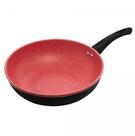 Wok c inducao revesti ceramico granilite vermelha 28cm -lyor