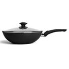 Wok c/ tampa brinox ø28x8cm 3,4l ceramic life optima c/ inducao preto 4796136 Wok c/ tampa brinox ø28x8cm 3,4l ceramic life optima c/ inducao preto 4796136