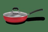 Wok Com Tampa Brinox Saffron Antiaderente 3,55 Litros Ø 28 cm Vermelho Wok Com Tampa Brinox Saffron Antiaderente 3,55 Litros Ø 28 cm Vermelho