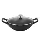 Wok com Tampa Sauté Haus Concept Preto 4,4L 31cm - Brinox 57504/100
