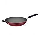 Wok Tramontina Loreto 32cm Antiaderente Com Cabo Vermelho Wok Tramontina Loreto 32cm Antiaderente Com Cabo Vermelho
