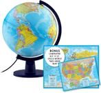 World Globe Waypoint Geographic Scout+ iluminado em azul de 30 cm