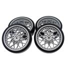 Wpl D12 Pneus 4pcs Upgrade Wheel Rim Pneus RC Car Peças de Reposição Acessórios