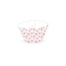 Wrapper Cupcake Tradicional - Floral Rosa - 5cm x 22cm - 12 unidades - Nc Toys