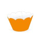 Wrapper Cupcake Tradicional - Laranja - 5cm x 22cm - 12 unidades - Nc Toys
