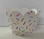 Wrappers para mini cupcake granulado