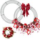 Wreath Frames tauywolci, pacote com 2, 35,5 cm, arame verde escuro