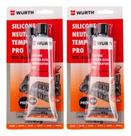 Wurth Wmax Silicone Automotivo Alta Temperatura Preto 85g C2