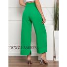 WWZ FASHION Calça Pantacourt 8437 em Tecido de Alfaiataria WWZ FASHION Calça Pantacourt 8437 em Tecido de Alfaiataria