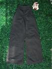 WWZ FASHION Calça Pantalona Sarja Elegante Cintura Alta 6319