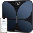 Wyze Smart Scale X Butterfly - Balança Digital para Peso Corporal, IMC, Gordura Corporal, Massa Muscular, Balança de Banheiro Precisa com Monitor de Frequência Cardíaca Sincroniza com Apps de Fitness Para Pessoas, Bebês e Animais de Estimação, 181 kg, Preta