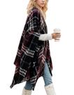 Xaile e Poncho OWIF para Mulheres - Modelo em Vinho Tinto Xaile e Poncho OWIF para Mulheres - Modelo em Vinho Tinto
