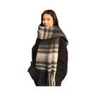 Xale De Caxemira De Luxo Feminino, Cachecol Grosso E Quente De Inverno, Pashmina Longa Para Aquecer