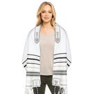 Xale de oração Halleluyah Messianic Talit 180x55cm com bolsa