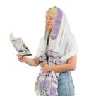 Xale de oração Halleluyah Tallit de Israel com o nome do Senhor XL Xale de oração Halleluyah Tallit de Israel com o nome do Senhor XL