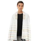 Xale de oração Tallit Halleluyah 183x56 cm com bolsa