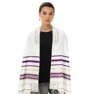 Xale de oração Tallit Halleluyah 183x56cm com bolsa