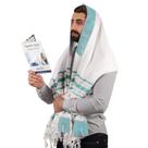 Xale de oração Tallit Halleluyah Lord's Name XL 182x91cm Israel Xale de oração Tallit Halleluyah Lord's Name XL 182x91cm Israel