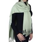 Xale Feminino Pashimina Viscose Liso 180x70 cm Verde - 1053