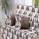 Xale Manta Jacquard Decorativo Protetor Para Sofá E Cama 1,35m Tecido Grosso Resistente! Xale Manta Jacquard Decorativo Protetor Para Sofá E Cama 1,35m Tecido Grosso Resistente!