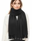 Xale Pashmina AURUZA para Mulheres - Preto - 70x200cm