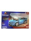 Xalingo Bloco Super Maquina Cidade 155 Pcs Fast Blue Car