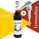 Xarope Monin Grenadine + Bomba Dosadora para drinks, coquetéis, cafés e sobremesas