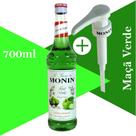 Xarope Monin Maçã Verde + Bomba Dosadora para drinks, coquetéis, cafés e sobremesas