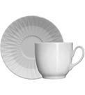 Xicara Avulsa Para Café 75ml Com Pires Diamante Porcelana Germer