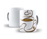 Xícara Branca Porcelana Café/Coffee + Caixinha