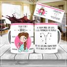 Xícara Branca Porcelana Signo Áries + Caixinha Xícara Branca Porcelana Signo Áries + Caixinha