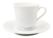 Xícara Café c/ Pires C/Pé Linha Itamaraty Noiva Porcelana Schmidt Xícara Café c/ Pires C/Pé Linha Itamaraty Noiva Porcelana Schmidt