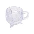 Xícara Café Chá Cristal com Pé Prima 135ml Transparente Lyor