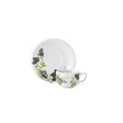 Xicara Café Com Pires 100ml Porcelana Schmidt - Dec. Uirapuru 2423 Xicara Café Com Pires 100ml Porcelana Schmidt - Dec. Uirapuru 2423