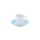 Xícara Café Com Pires 60ml Porcelana Schmidt - Dec. Maitê 2264