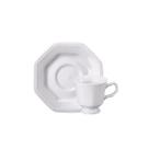 Xicara Café Com Pires 60ml Porcelana Schmidt - Mod. Prisma 077